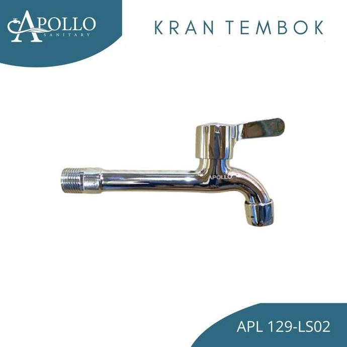 Tersedia Kran Tembok Panjang Stainless Steel - Keran Chrome Dinding Serbaguna