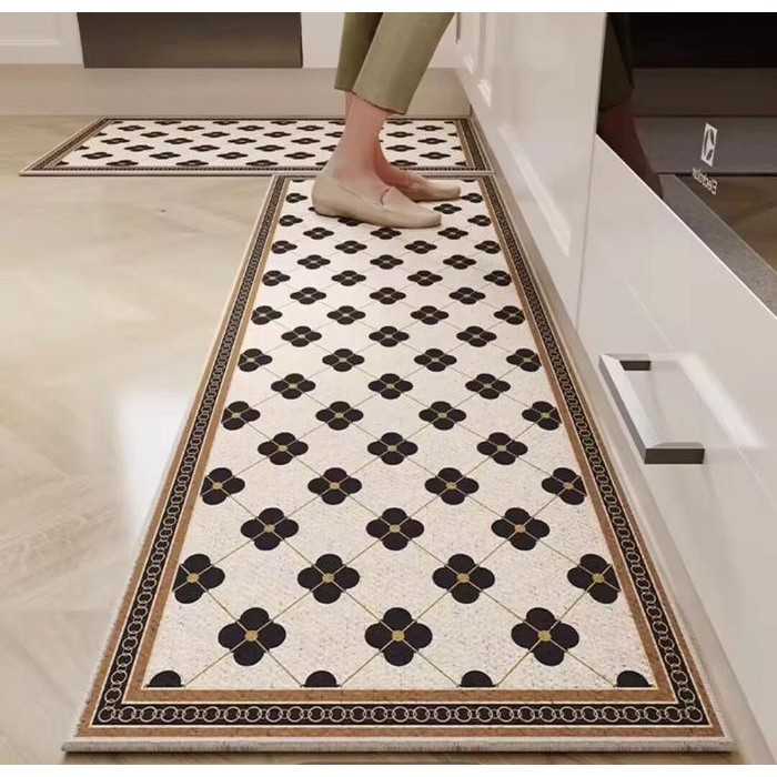 IDEA Keset Dapur Anti Slip 2 in 1 / Keset Lantai Kaki Anti Slip 1 set Dapat 2pcs / Keset Dapur Rumah