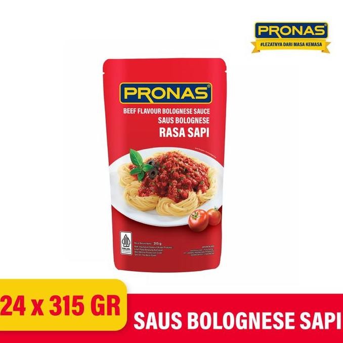 

Pronas Saus Bolognese Sapi 315 gr (Kemasan Karton)