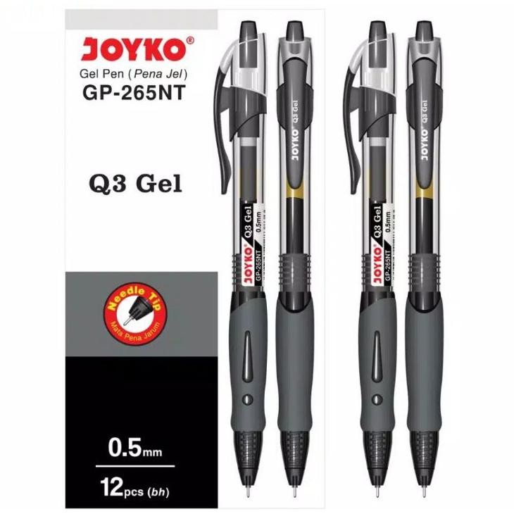 

Mg Pulpen Gel Q3 Gp265Nt Joyko 0.5 Mm 12 Pcs