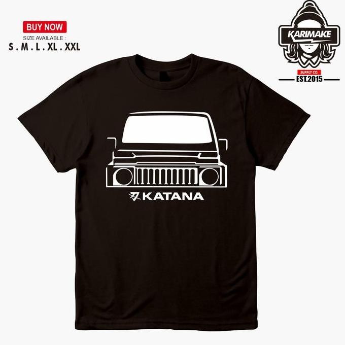 Promo Kaos Baju Suzuki Jimny Katana Otomotif Lengan Pendek Karimake Original