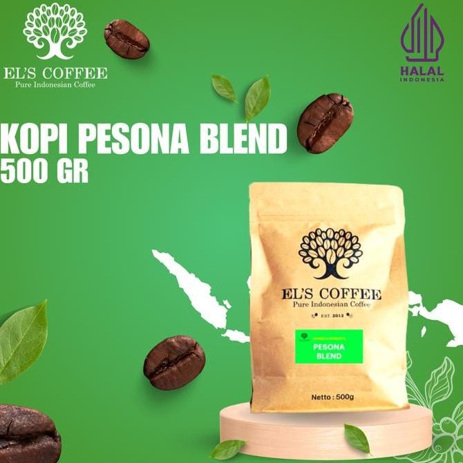 

READY KOPI BLEND ARABICA ROBUSTA ELS PESONA 500GR | COFFEE BEANS ROASTED