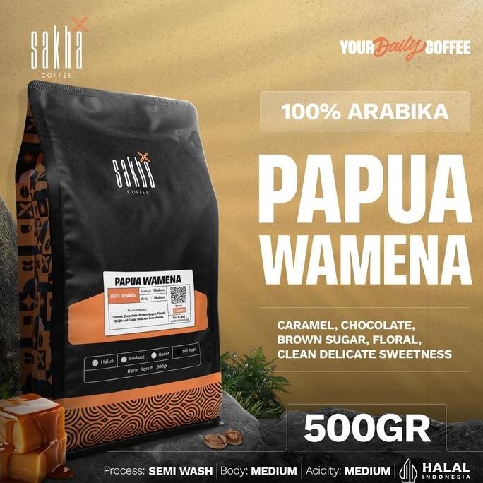 

READY BIJI KOPI ARABIKA PAPUA WAMENA 500GR - BUBUK & ROAST BEAN PREMIUM