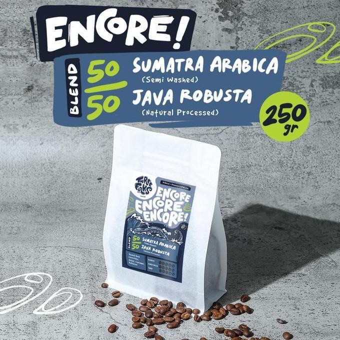 

READY ENCORE! 50 BLEND 250G | KOPI SUSU ESPRESSO BLEND PREMIUM DARI THREE FOLKS
