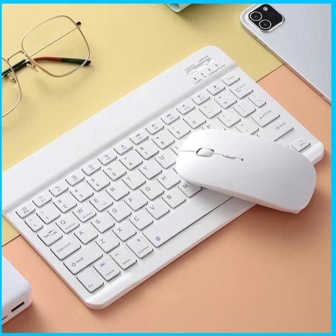 Promo Keyboard Wireless Portable 10 Inch - Universal Hp Ipad Android Ios