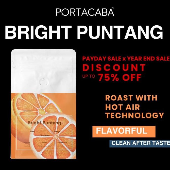 

READY KOPI ARABIKA BRIGHT PUNTANG OMNI ROAST 200GR - SINGLE ORIGIN ROASTED BEAN