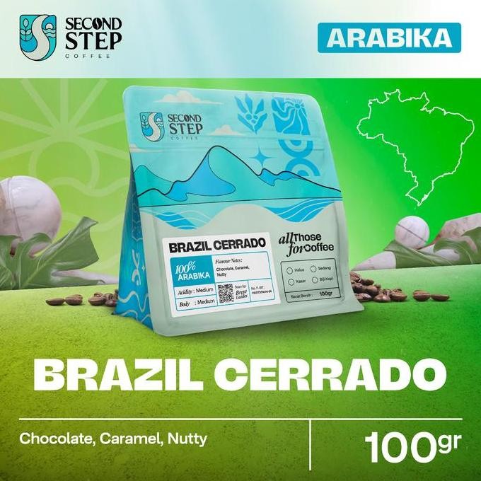 

READY KOPI ARABIKA BRAZIL CERRADO 100GR - BIJI KOPI BUBUK ARABICA COFFEE BEANS