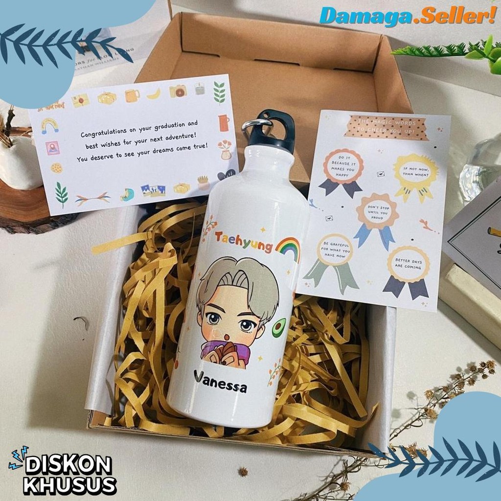 

Tumbler Kpop / Hampers Tumbler Kpop Custom / Hampers Wisuda / Kado Ulang Tahun By Gifttale Diskon Setengah Harga