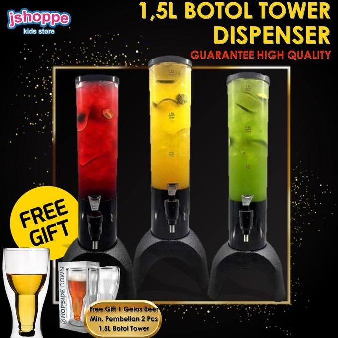 1,5 Liter Beer Tower / Tower Drink / Minuman Tower