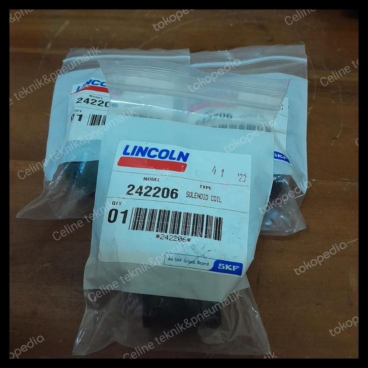 GRATIS ONGKIR SOLENOID COIL LINCOLN 2 4 2 2 0 6 24V DC 