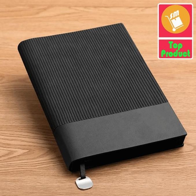 

Sm Buku Tulis Paper Business Notebook Leather Cover A5 02Bk Black