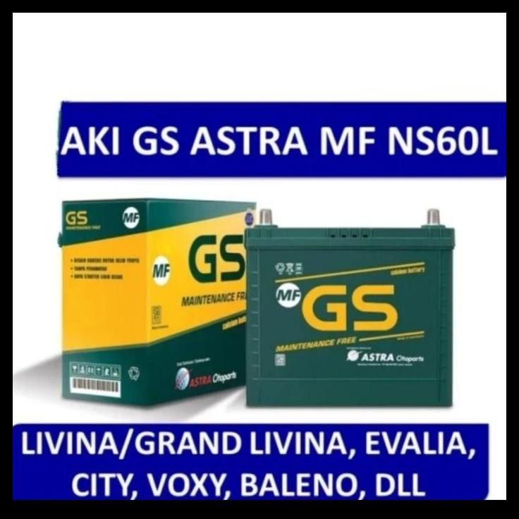 TERMURAH AKI/ACCU/BATERY GS MF ASTRA NS60L/NS 60L 46B24L T 120SS/T120 SS/EVALIA 