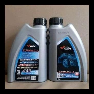 GRATIS ONGKIR OLI WIN FORMULA CAR 10W30 API SL (1L)/PELUMAS MESIN BENSIN WIN 10W-30/10-W30 (1 LITER)
