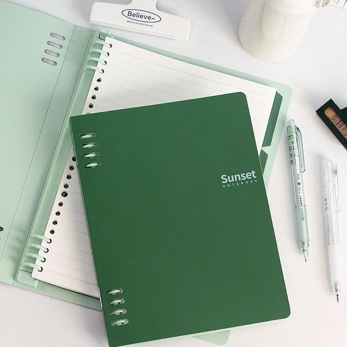 

Winzige Buku Binder A5 B5 Buku Lucu Lose Leaf Notebook Aesthetic Binder Kuliah Sekolah Notebook Stationery & Refill Kertas Paper