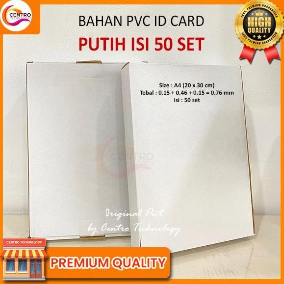 

Promo Bahan Pvc Id Card a4 / Kartu Id card COD