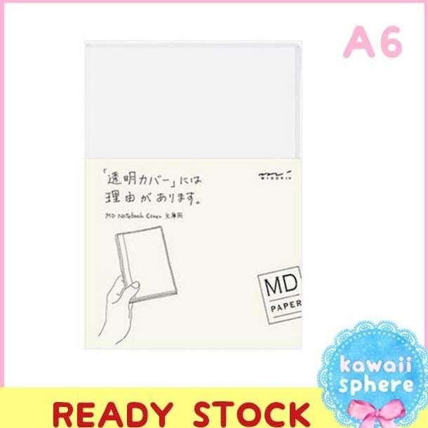 

Midori Md Notebook A6 | Cover Transparent | Ready Stock