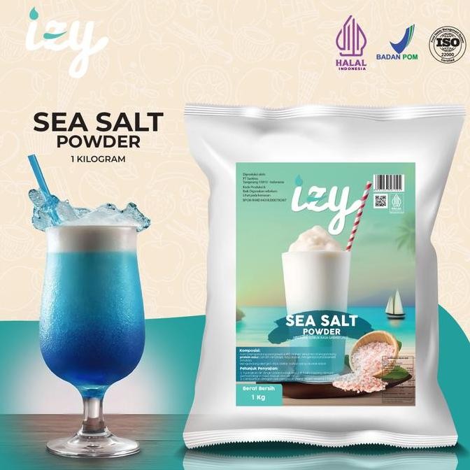 

Original Izy Premix Sea Salt Powder 1Kg - Bubuk Garam Laut Minuman & Topping