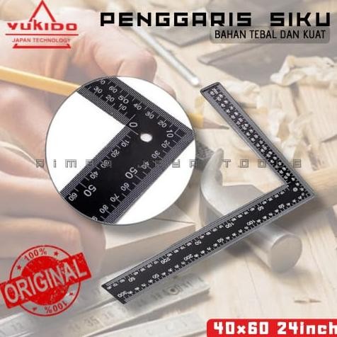 Penggaris Siku Hitam 40 x 60 cm Penggaris Siku Meter 40x60 Promo Siku L 40x60cm siku tukang kayu Jum