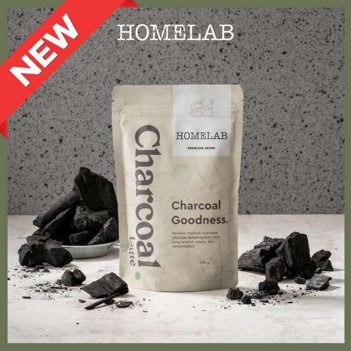 

Original Charcoal Latte Powder 200g - Bubuk Minuman Arang Premium Instan