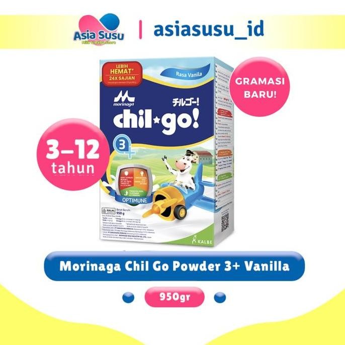 

Original Susu Bubuk Morinaga Chil Go 3+ Rasa Madu / Vanila 1Kg - Susu Anak 3 Tahun