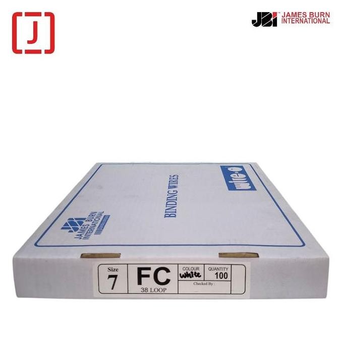 

Promo JBI Spiral Kawat F4 3:1 No. 7 (7/16") - Putih (Box Isi 100 Batang) - Spiral Binder Buku COD