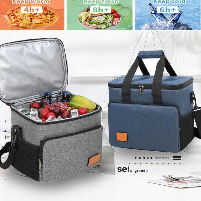 Cooler Bag Tempat Bekal Lunch Box Bag Tas Pendingin Tas Es Krim