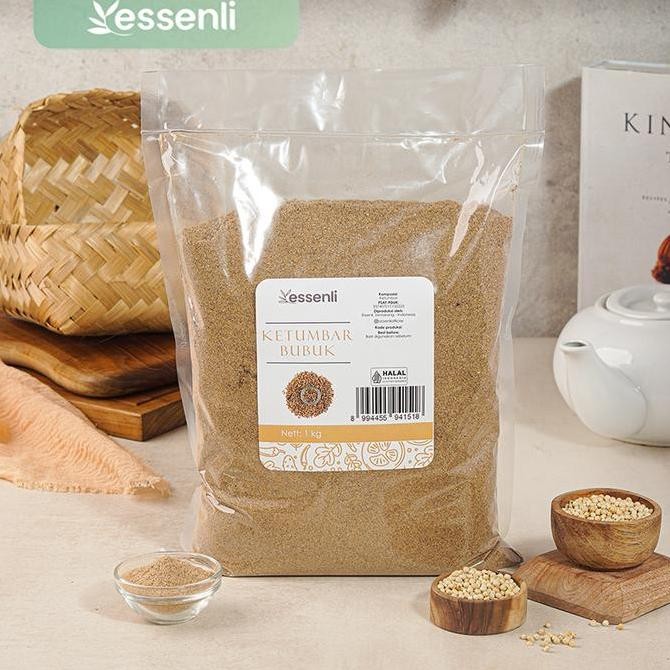 

Original ESSENLI Ketumbar Bubuk 1Kg - Coriander Powder Serbaguna Bumbu Masak