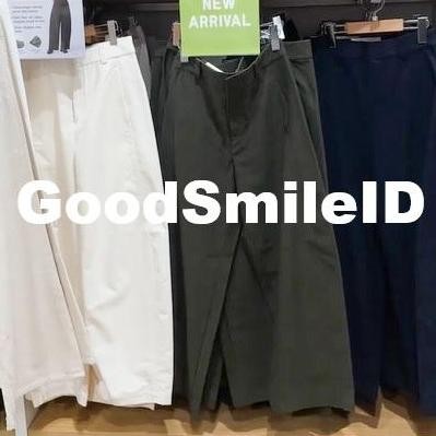 NEW Women Jersey Barrel Pants / Celana Barel Jersey Panjang Chino Wanita JASTIP UNIQLO