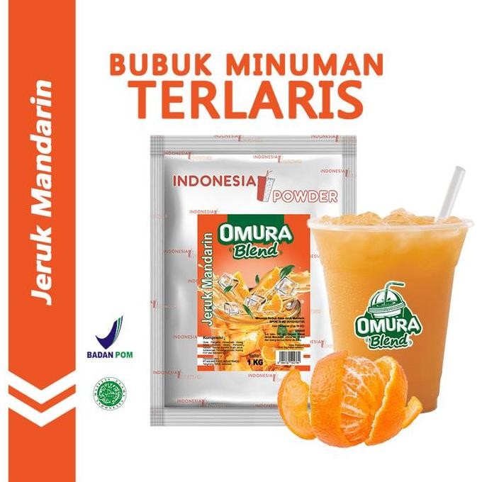 

Original OMURA Bubuk Minuman Mandarin Orange 1Kg - Powder Drink Jeruk Mandarin Premium
