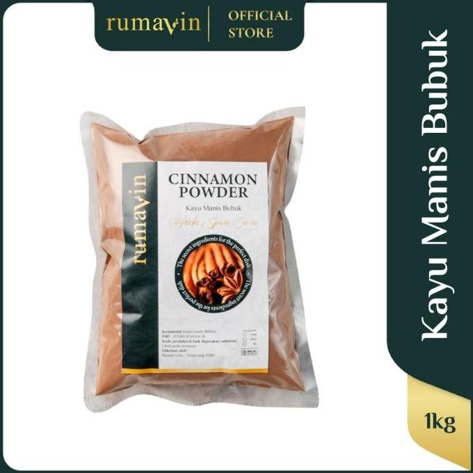 

Original Rumavin Cinnamon Powder 100gr - Kayu Manis Bubuk Rempah Premium Murni