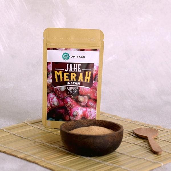 

READY STOCK Omiyago Jahe Merah Instan Bubuk 75gr / Ginger Drink ORI!