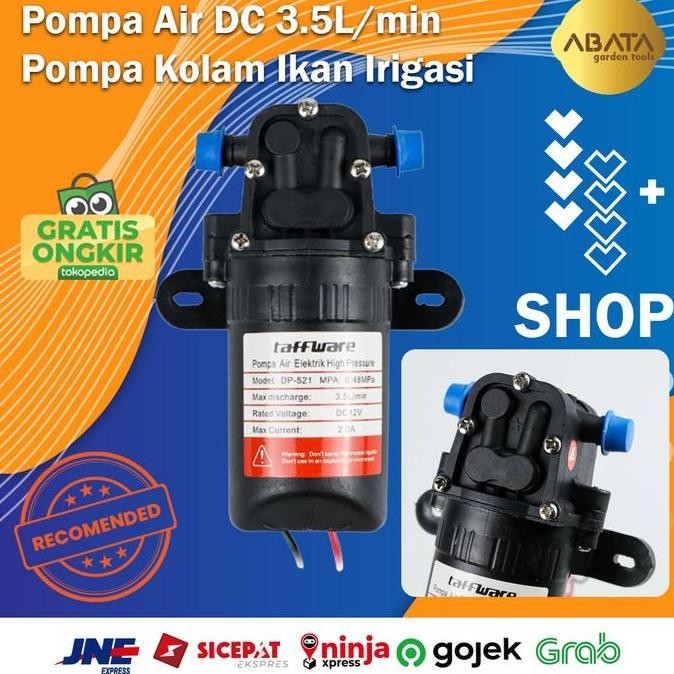 Pompa Dc 12 Volt 3.5L/Min Pompa Dc 12V High Pressure Pompa Aquarium Dc Pompa Kolam Dc Pompa Irigasi 