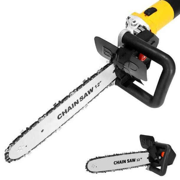 Gergaji mini gerinda tangan Adaptor chainsaw konverter adapter gerinda Chainsaw mini senso 12"