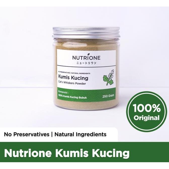 

Original Kumis Kucing Bubuk Nutrione - Cats Whiskers Powder Herbal Premium
