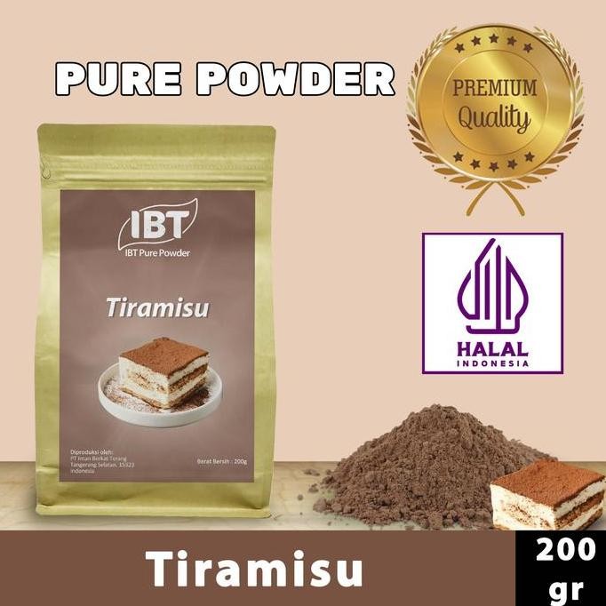 

Original Tiramisu Powder Murni 200gr - Bubuk Rasa Tiramisu Import Premium
