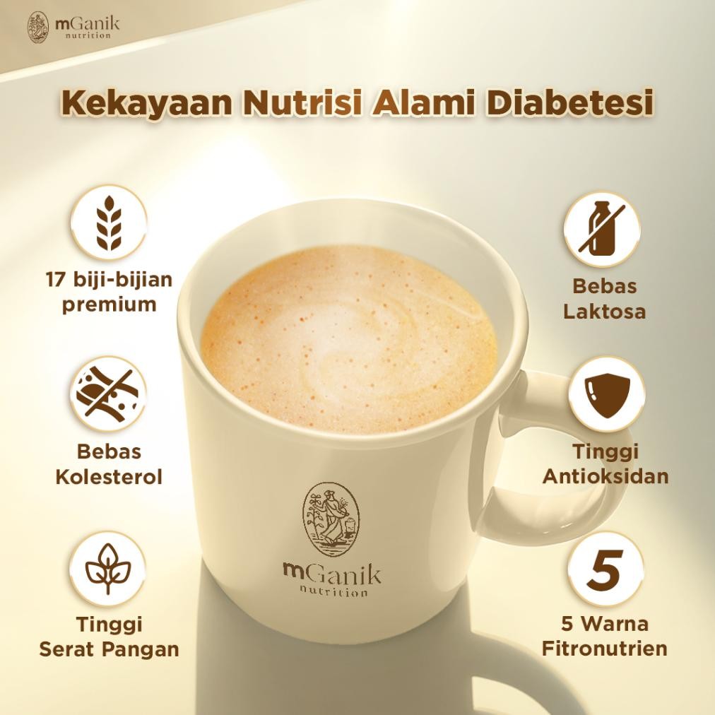 

Mganik Multigrain Labu Kuning 500Gr Suplemen Diabetes Penurun Gula Darah Kencing Manis