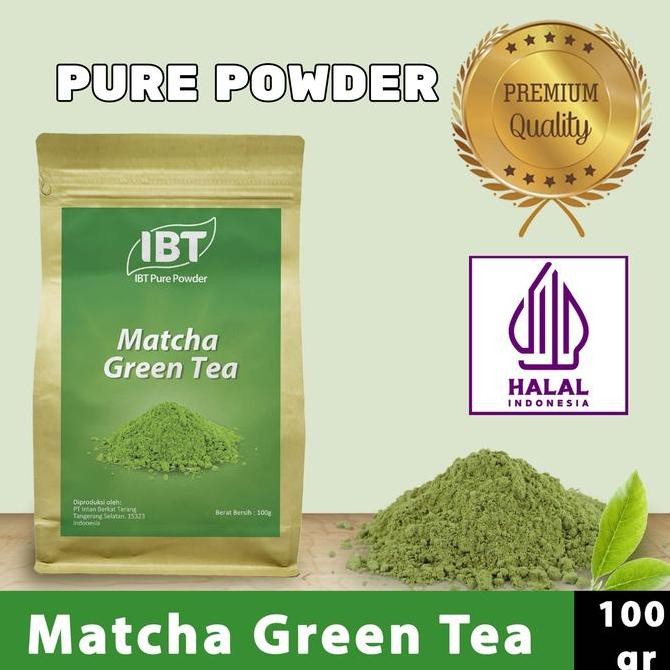 

Original Pure Matcha Green Tea Powder Import 100gr - Bubuk Murni Premium