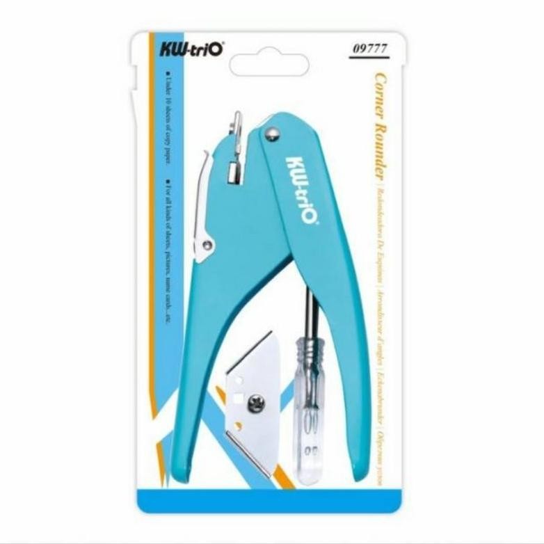 

Pemotong sudut kertas mini portable pemotong sudut id card kartu nama scraftbook CORNER ROUNDER PUNCH RB3