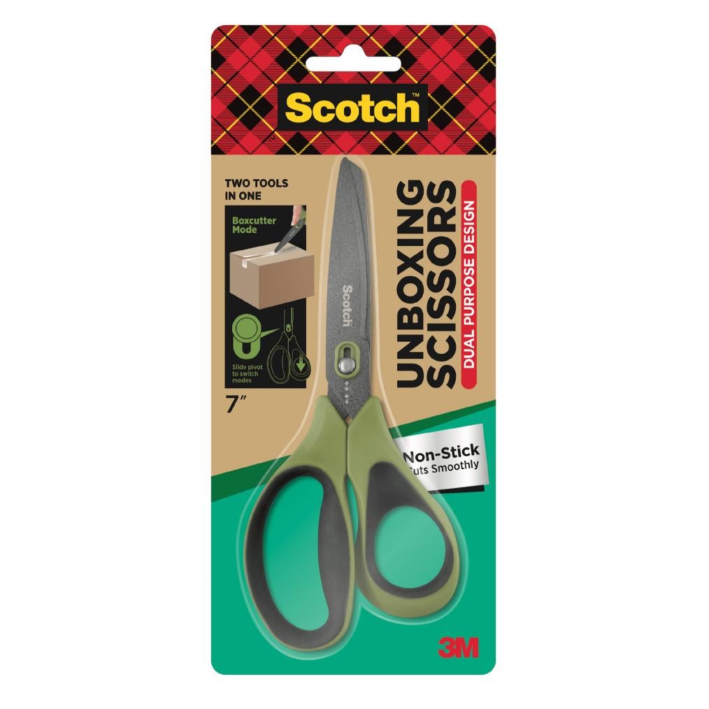 

3M Scotch 1487NS Gunting Unboxing 7 inch Pemotong kardus Non-Stick RB3