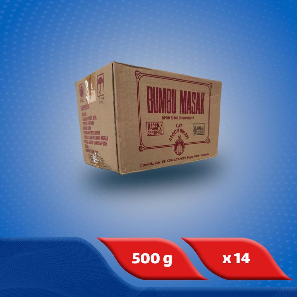 

Atoom Bulan Bumbu Masak 500 g x 14 Pcs Nugi