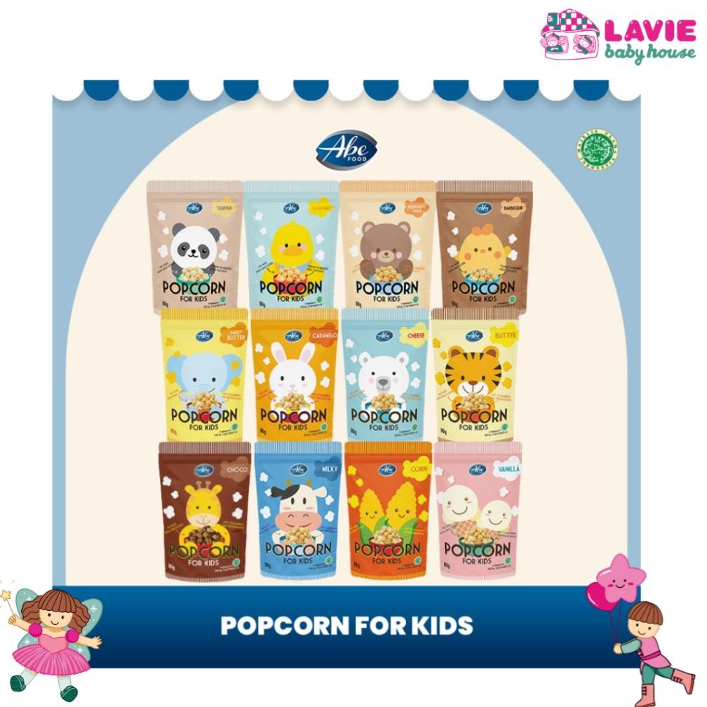 

Abe Food Pop Corn for Kids 80gr Popcorn Anak Rasa Ringan & Aman | Camilan Jagung Lezat Tanpa MSG | Snack Sehat untuk Si Kecil | Ukuran 80 gram - Lavie Baby House Nugi