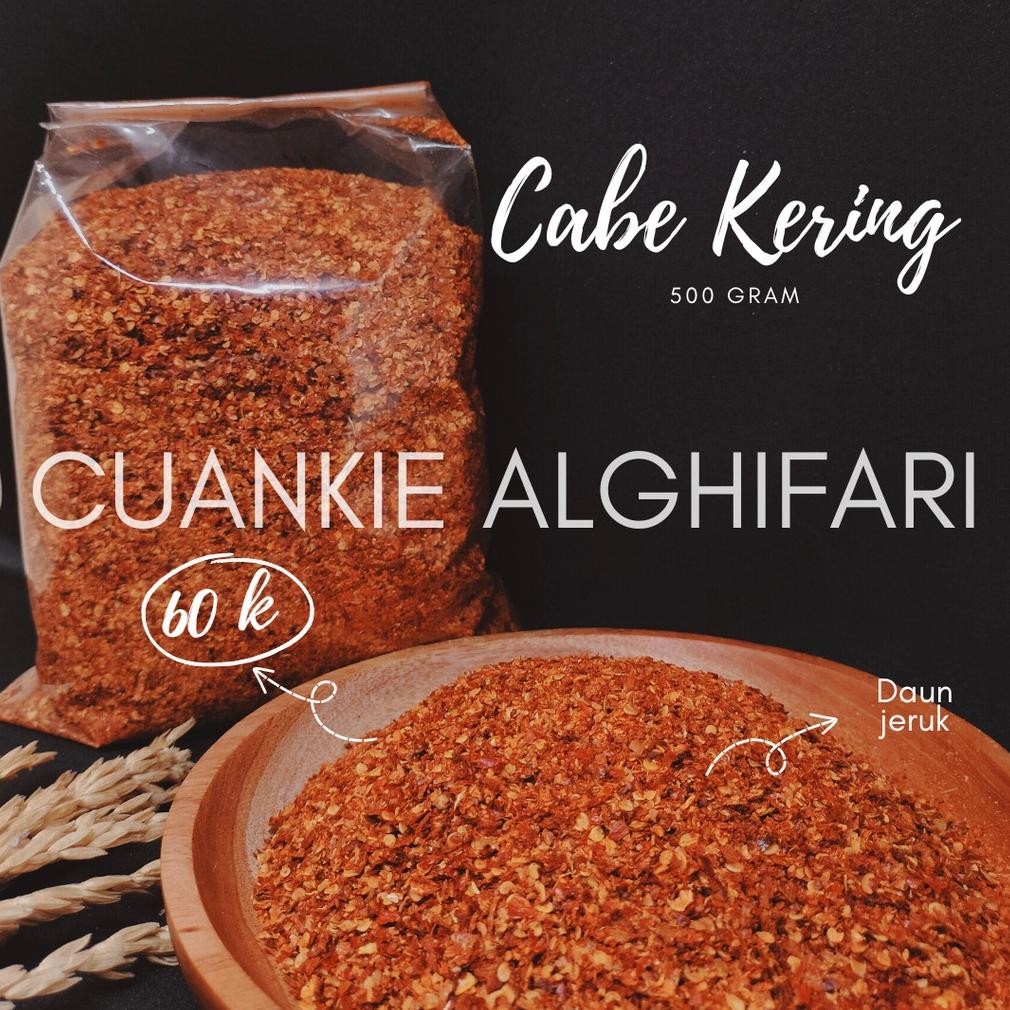 

Cabe kering asli rasa daun jeruk 500 gram Nugi