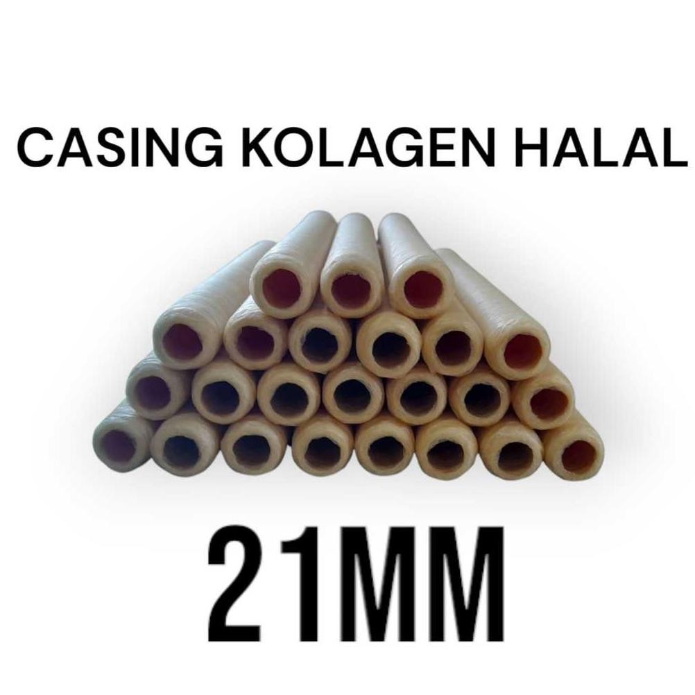 

21MM CASING SOSIS KOLAGEN / COLLAGEN CASING EDIBLE CASING HALAL Nugi