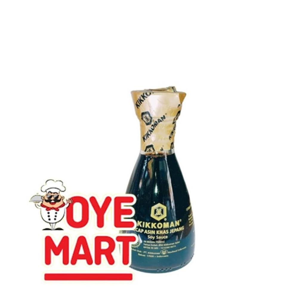

KIKKOMAN KECAP ASIN 150ML NATURALLY BREWED DIPENSER/KECAP ASIN KHAS JEPANG Nugi
