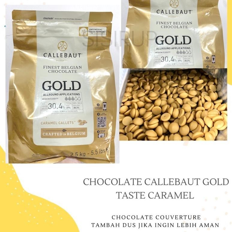 

Callebaut GOLD 100 GR / Callebaut Couverture Gold Caramel / Callebaut 30% Nugi