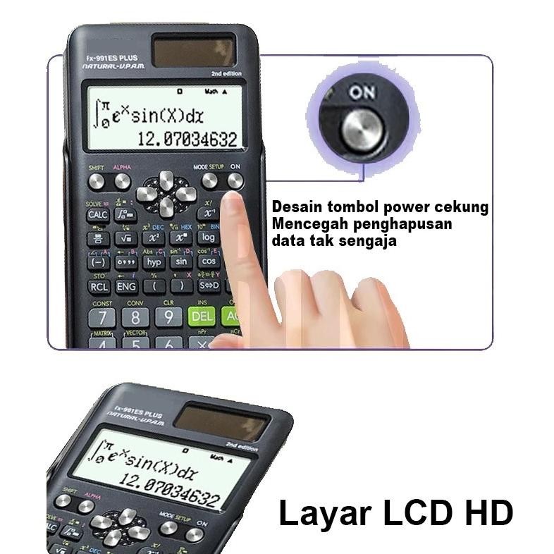 

Kalkulator Scientific Casio Ilmiah FX-991EX/991ES-Plus Kalkulator Casio Scientific Calculator Casio Scientific RB2