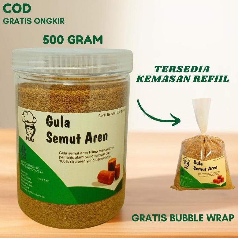 

Gula Semut Aren Asli Halal 500 Gram Nugi