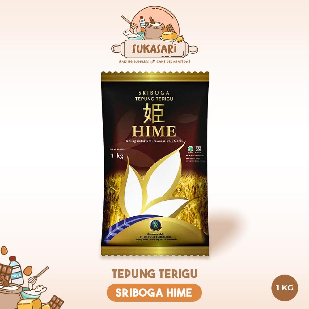 

Sukasari - Tepung Terigu Sriboga Hime 1kg / Tepung Terigu Protein Tinggi Super Premium Nugi