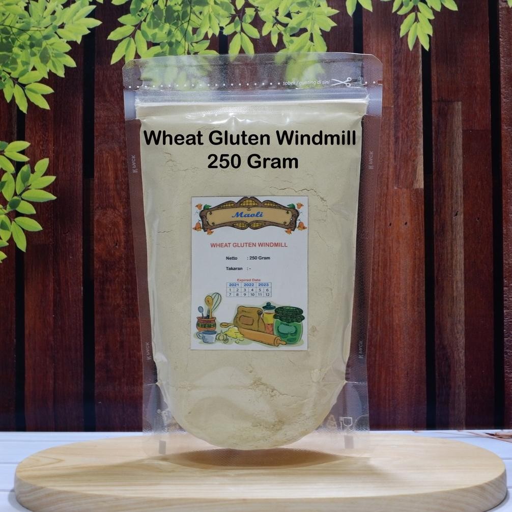 

Vital Wheat Gluten 250 Gram / Wheat Gluten Windmill Ex Holland / Tepung Gluten Nugi