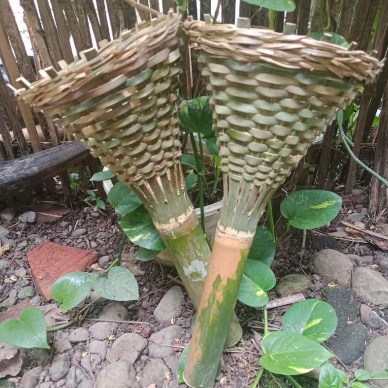 Songgo Buah/Pemetik Buah/Alat Petik Buah Mangga dan Lain-lain/Anyaman Bambu